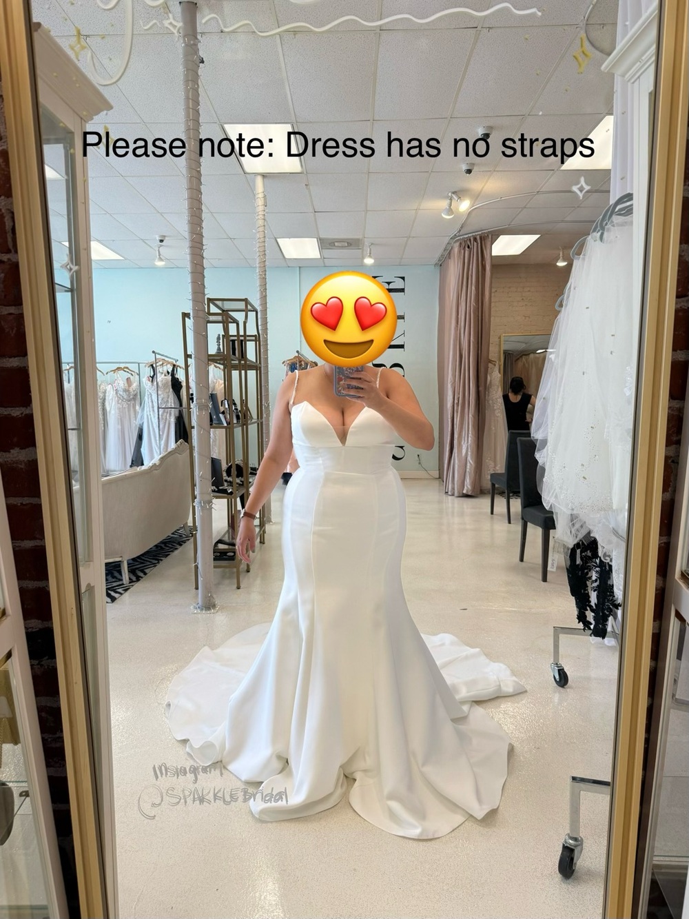 Sparkle Bridal Couture | Strapless White Mermaid Wedding Dress